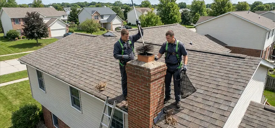 Bird Removal From Chimney in Livingston