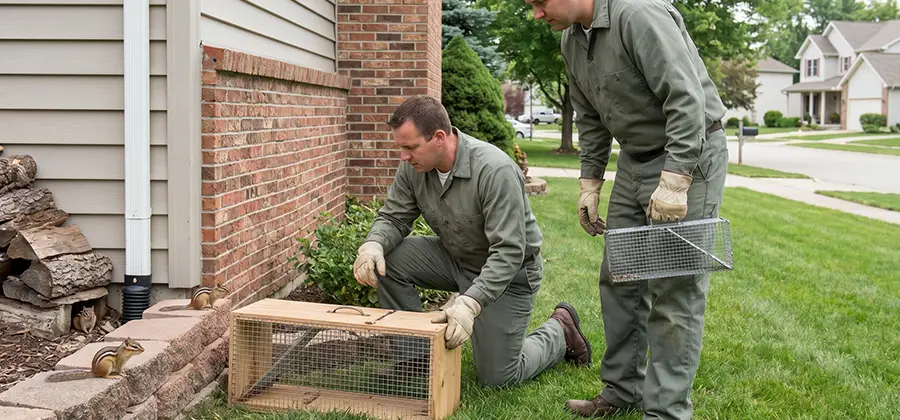 Remove Chipmunks From Yard in Livingston