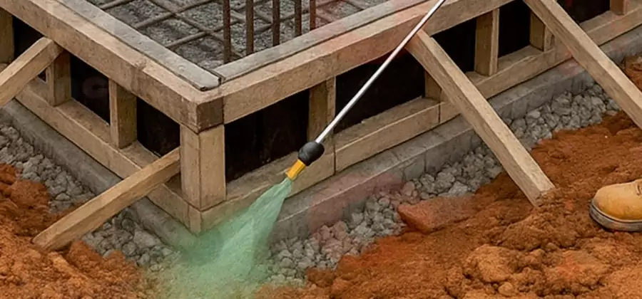 Foundation Slab Termite Treatment in Livingston